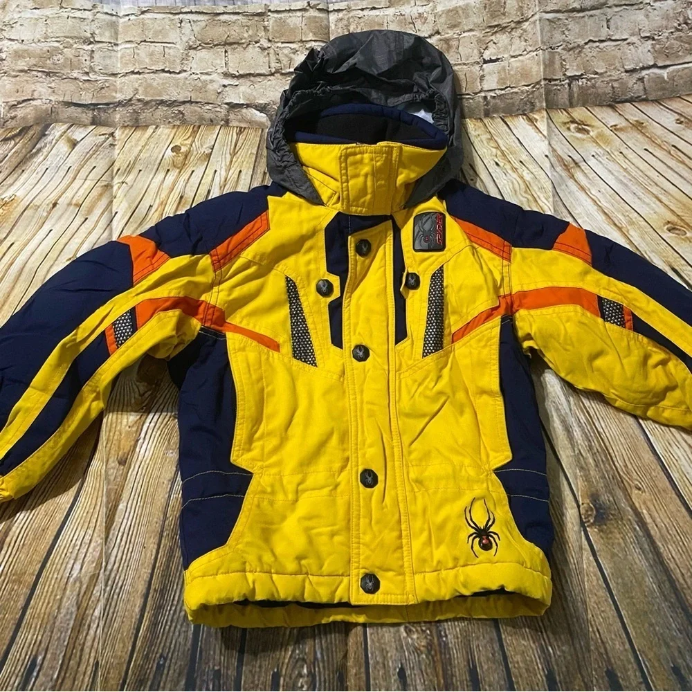Spyder Tommy Moe Ski Suit Snow Vintage Two Piece Yellow Black Coverall